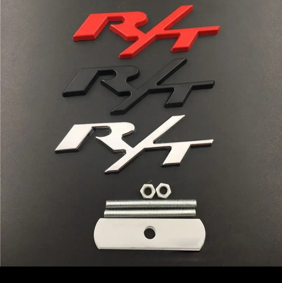 New Dodge Charger RT badge emblem choose color. Adhesive 3M Backing available - Picture 5 of 13
